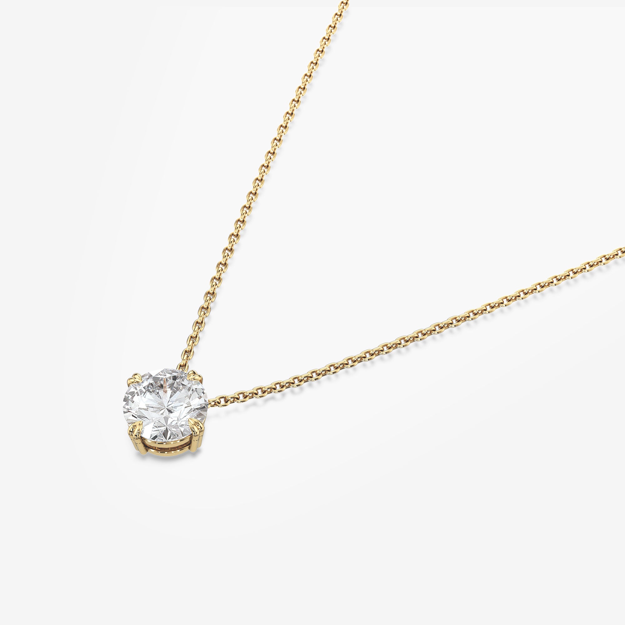 Classic Pendant Necklace (1 Сt. T.W.)