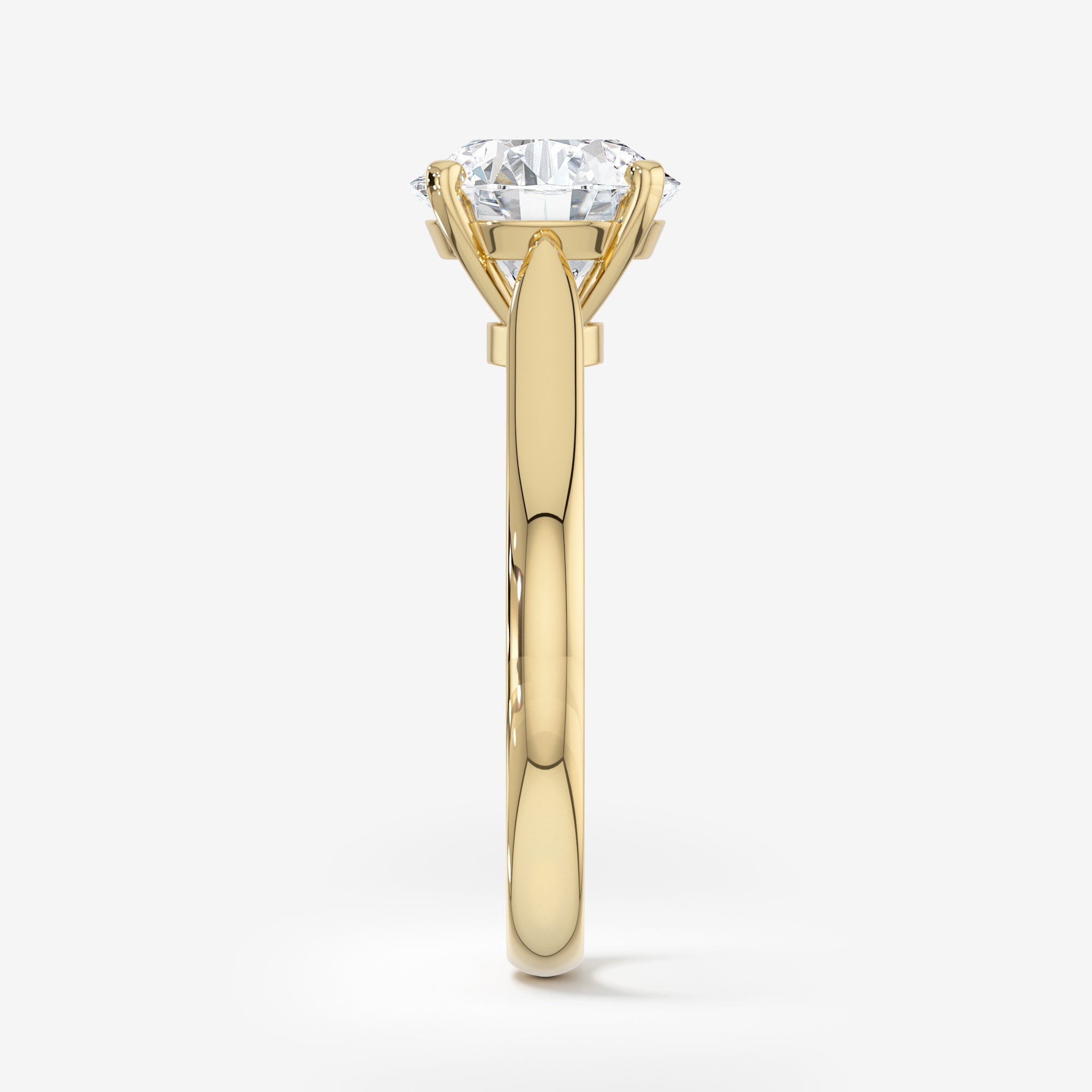 Cathedral Solitaire Engagement Ring