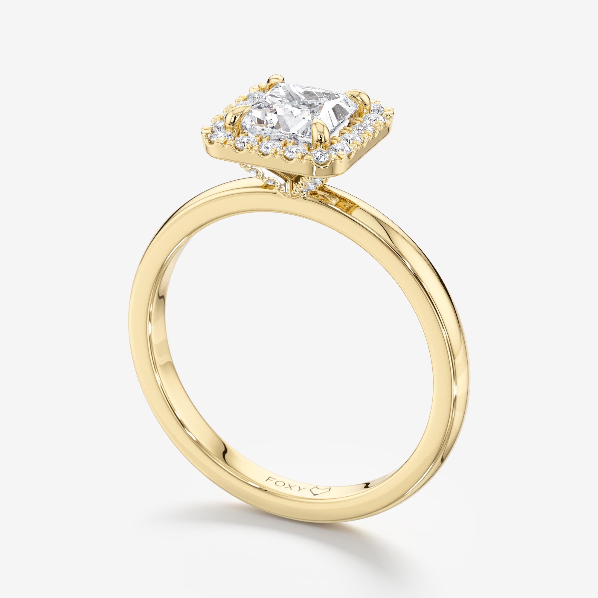 Halo Engagement Ring