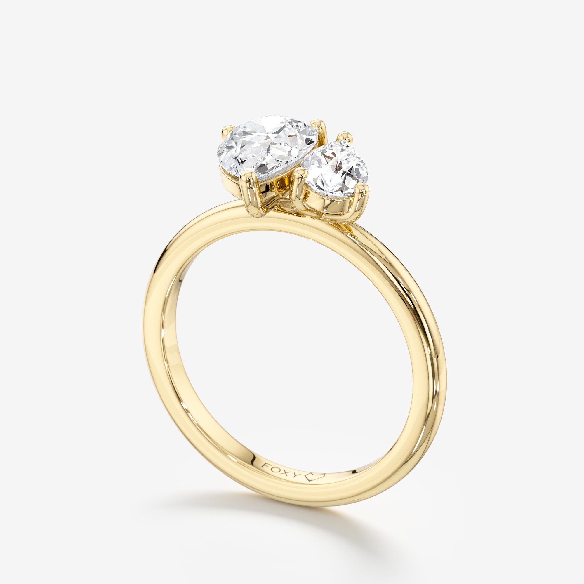 Toi et Moi Engagement Ring