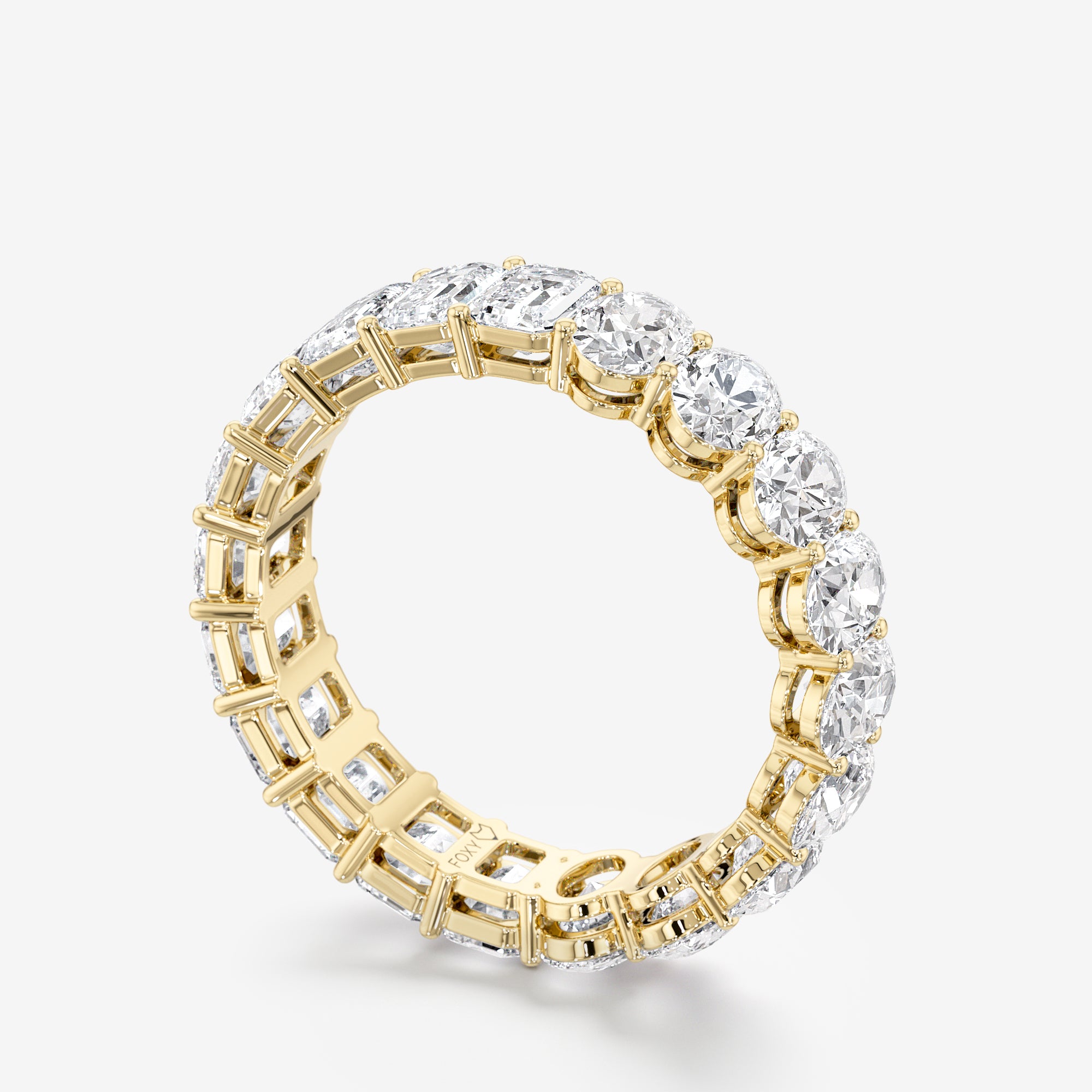 Multi-Shape Diamond Eternity Ring