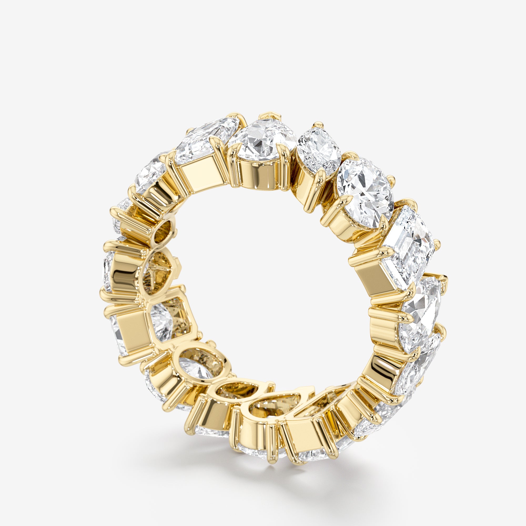 Gallery-Set Diamond Eternity Ring