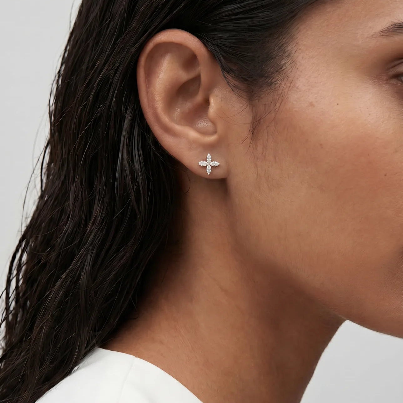 Floral Stud Earrings