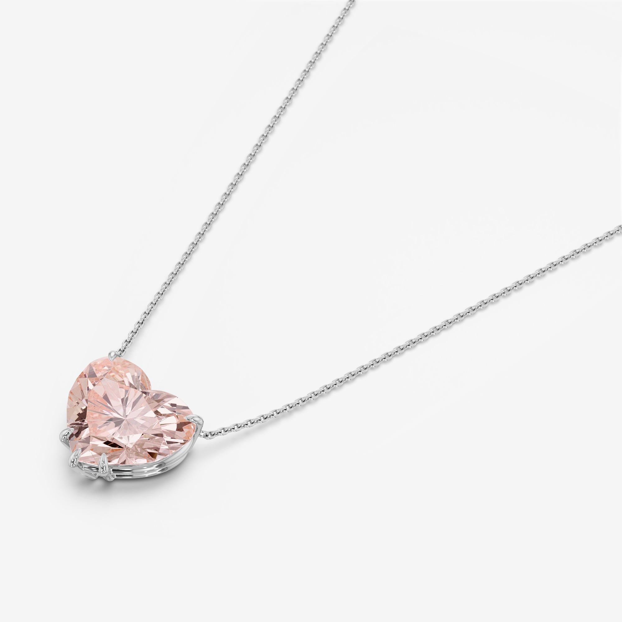 Pink Me Up Heart Pendant Necklace