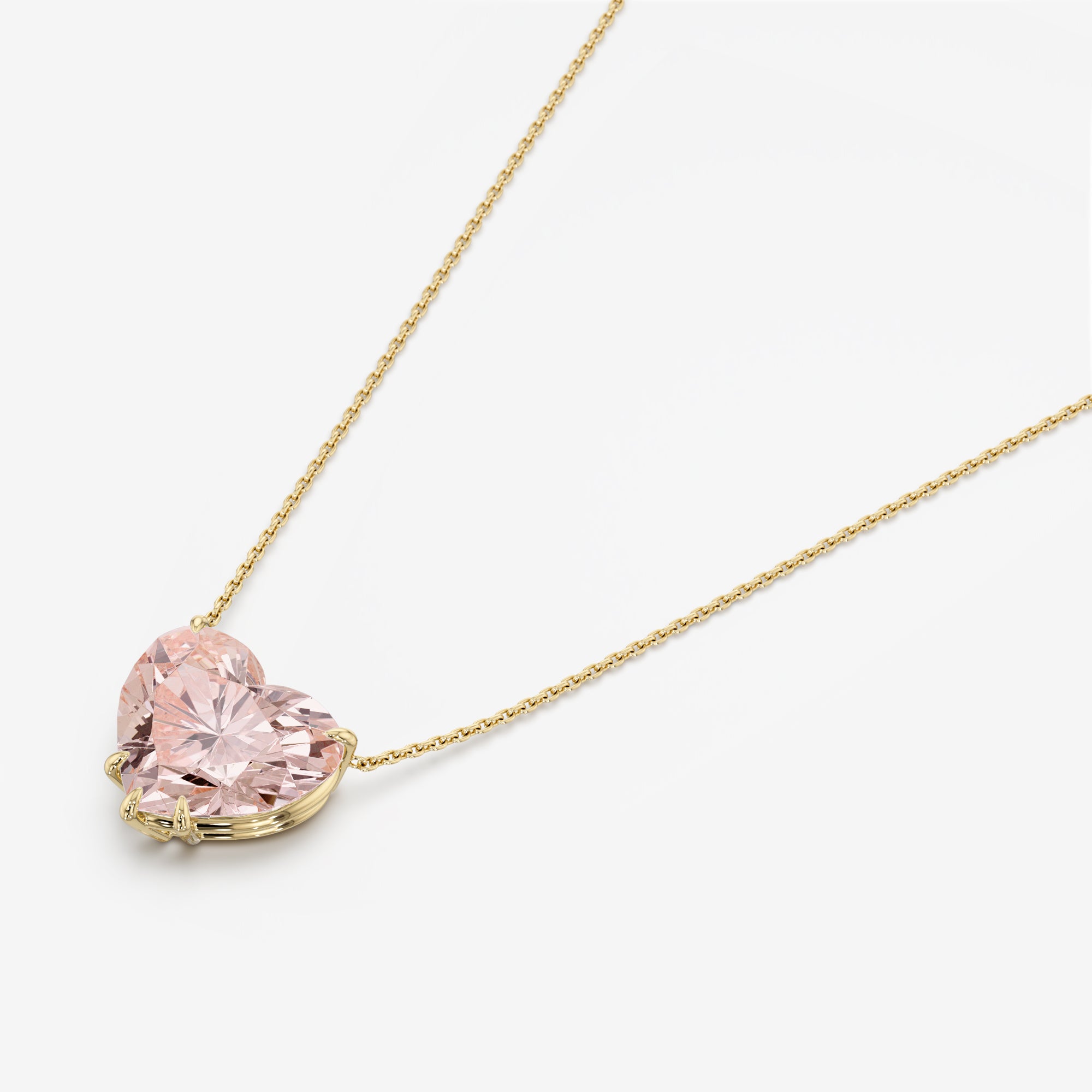 Pink Me Up Heart Pendant Necklace