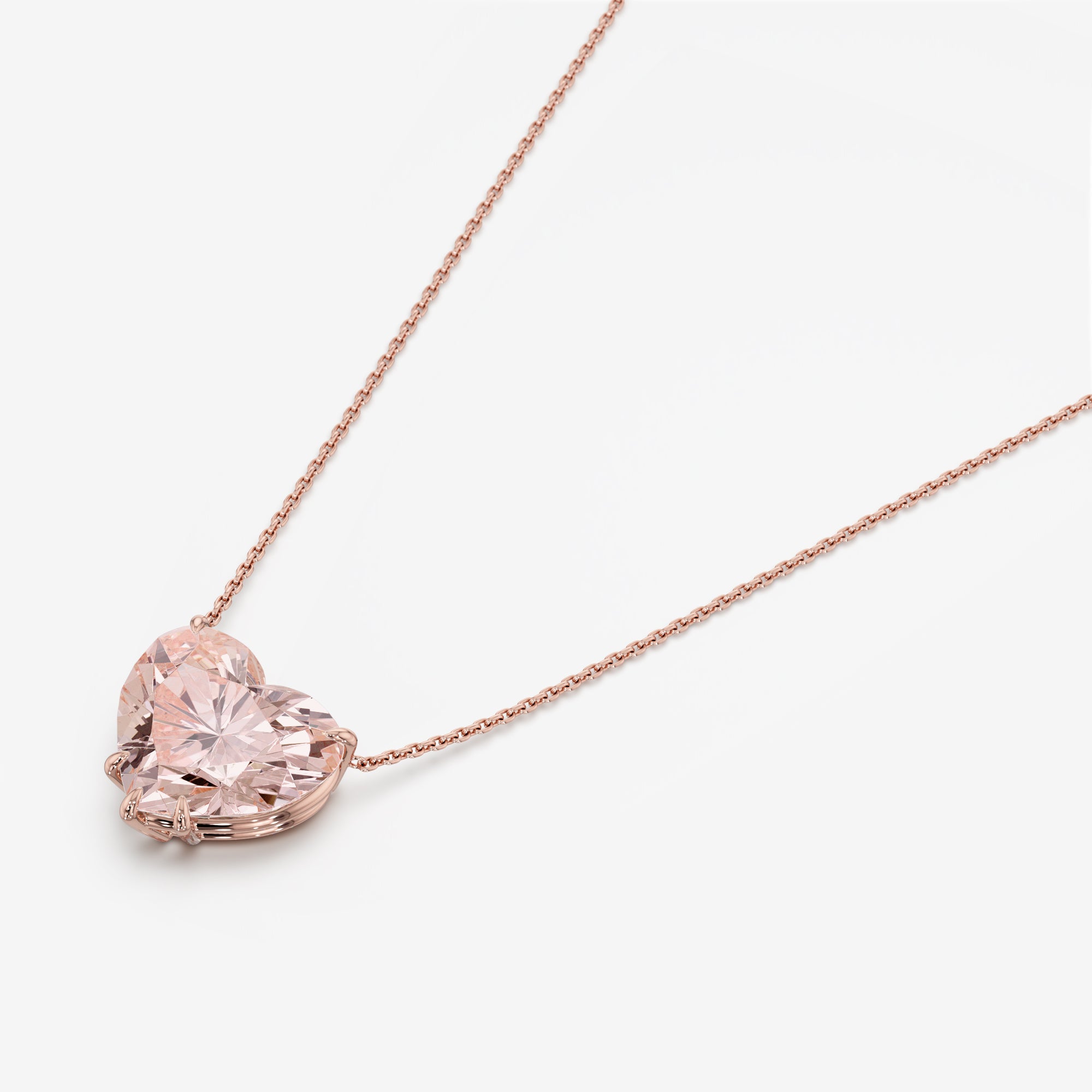Pink Me Up Heart Pendant Necklace